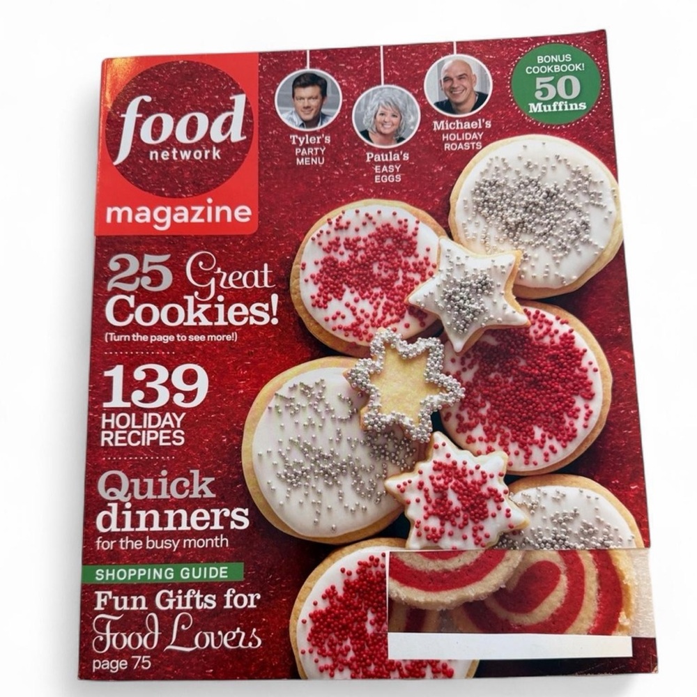 Food Network Christmas Magazine Bundle 4 December Issues - Picture 4 of 7